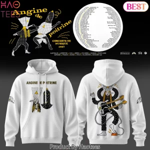 Angine de Poitrine Concerts de Musique 2027 White Hoodie