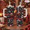 New York Jets Christmas Festive Pattern Insulated Travel Tumbler