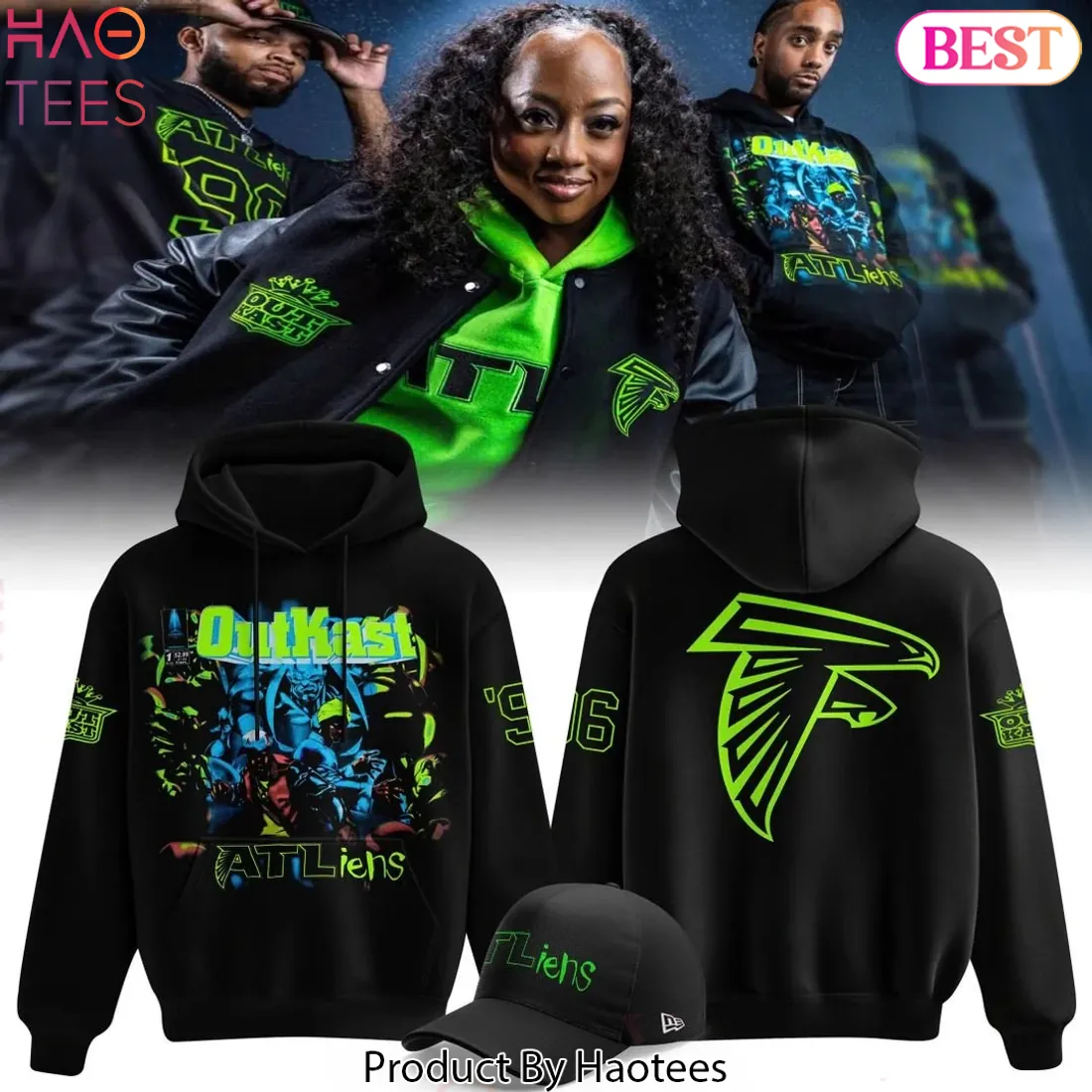 Atlanta Falcons x OutKast ATLiens 1996 Graphic Hoodie Atlanta Falcons x OutKast ATLiens 1996 Graphic Hoodie