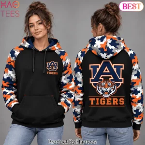 Auburn Tigers NCAA Legends in the Wild Camo Hoodie