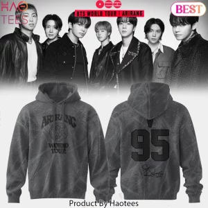BTS Arirang World Tour V 95 Signature Vintage Grey Hoodie