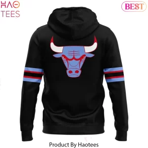 Chicago Bulls 2025-2026 City Edition Black Graphic Hoodie