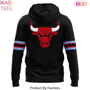 Chicago Bulls 2025-2026 City Edition Black Pullover Hoodie