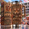 New England Patriots Gillette Stadium 3D Woodgrain Relief 40oz Tumbler