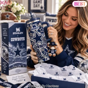 Dallas Cowboys America's Team Rhinestone Bling 40oz Tumbler