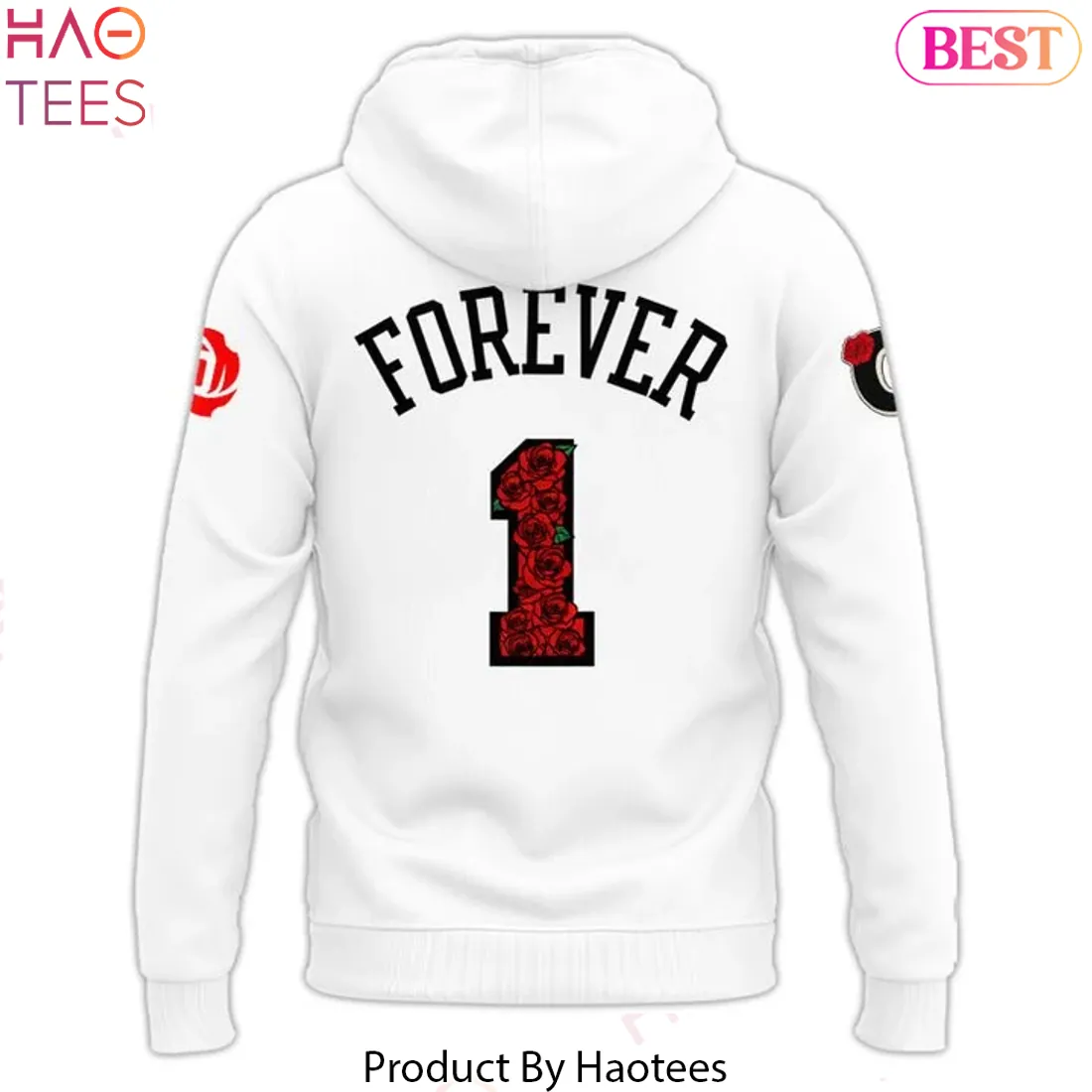 Derrick Rose Chicago Bulls Forever 1 Jersey Retirement Hoodie Derrick Rose Chicago Bulls Forever 1 Jersey Retirement Hoodie