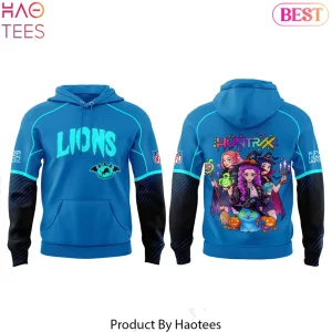 Detroit Lions K-Pop Demon Hunters Halloween Spooky Graphic Hoodie