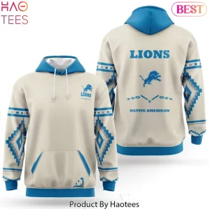 Detroit Lions Native American Heritage Month AOP Hoodie