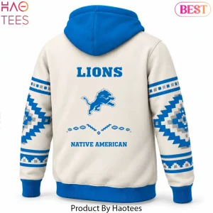 Detroit Lions Native American Heritage Month AOP Hoodie