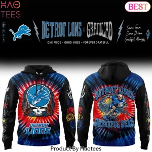 Detroit Lions x Grateful Dead One Pride Tie Dye Hoodie