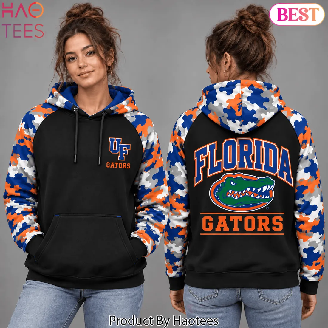 Florida Gators NCAA Legends in the Wild Camo Hoodie Florida Gators NCAA Legends in the Wild Camo Hoodie