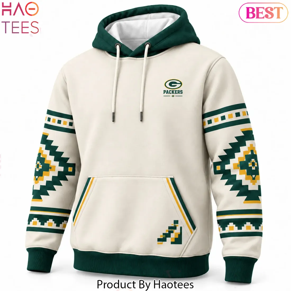 Green Bay Packers Native American Heritage Month AOP Hoodie Green Bay Packers Native American Heritage Month AOP Hoodie