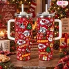 Buffalo Bills Christmas Festive Holiday Stainless Steel Travel Tumbler Buffalo Bills Christmas Festive Holiday Stainless Steel Travel Tumbler