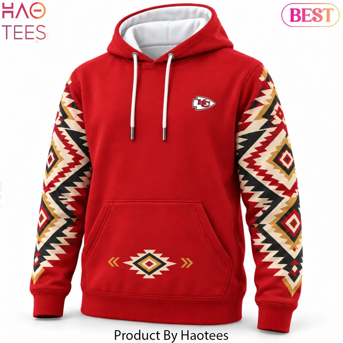 Kansas City Chiefs Native American Heritage Month AOP Red Hoodie Kansas City Chiefs Native American Heritage Month AOP Red Hoodie