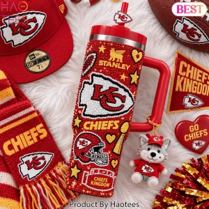Kansas City Chiefs Stanley Edition Bling Rhinestone 40oz Tumbler with Handle