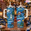 Indianapolis Colts Christmas Mascot Pattern Insulated Travel Tumbler