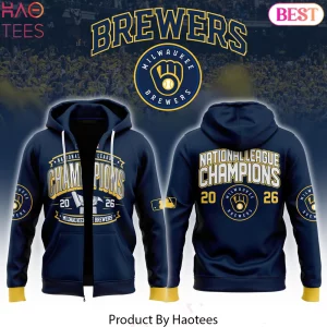 Milwaukee Brewers 2026 National League Champions Zip Hoodie