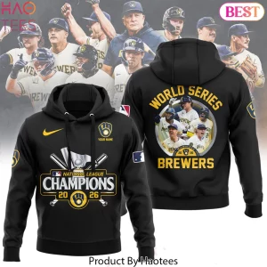 Milwaukee Brewers 2026 World Series Champions Personalized Graphic Hoodie