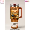 Jimmy Buffett Fins Up Custom Rhinestone Bling 40oz Tumbler