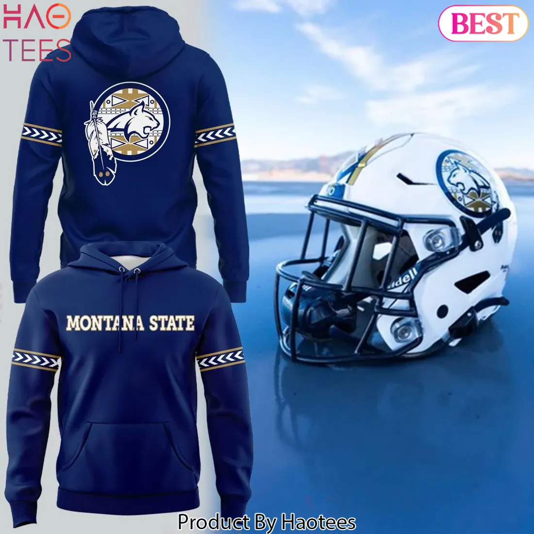 Montana State Bobcats Native American Heritage Month Graphic Pullover Hoodie Montana State Bobcats Native American Heritage Month Graphic Pullover Hoodie