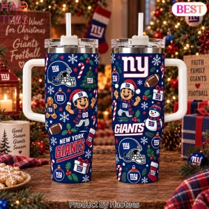 New York Giants NFL Tumbler Christmas For Fan