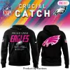 Philadelphia Eagles 2026 Crucial Catch Intercept Cancer Hoodie – Pink Philadelphia Eagles 2026 Crucial Catch Intercept Cancer Hoodie – Pink