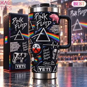 Pink Floyd Good Music Better People 3D Embossed Insulated Tumbler