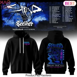 Staind Break The Cycle 25th Anniversary Concert Merch Hoodie
