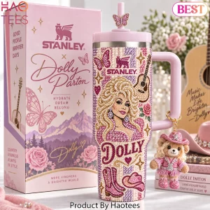 Dolly Parton Pink Rhinestone Pearl Bedazzled Country Music 40oz Tumbler Dolly Parton Pink Rhinestone Pearl Bedazzled Country Music 40oz Tumbler