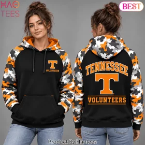 Tennessee Volunteers NCAA Premium Game Day Orange Camo Pullover Hoodie