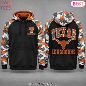 Texas Longhorns NCAA Premium Game Day Burnt Orange Camo Hoodie