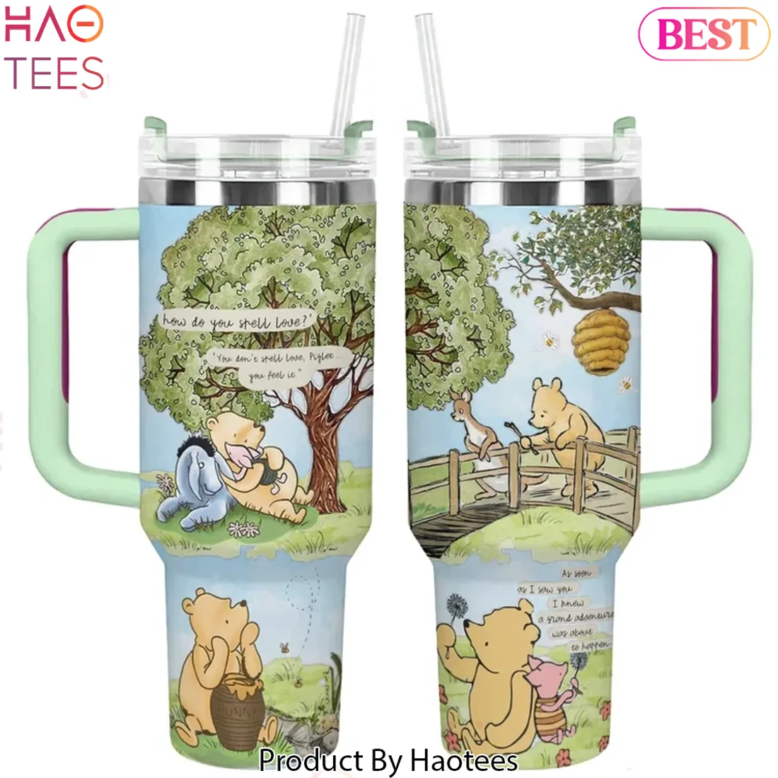 Vintage Winnie The Pooh And Friends A Grand Adventure Storybook Insulated Travel 40oz Tumbler Vintage Winnie The Pooh And Friends A Grand Adventure Storybook Insulated Travel 40oz Tumbler