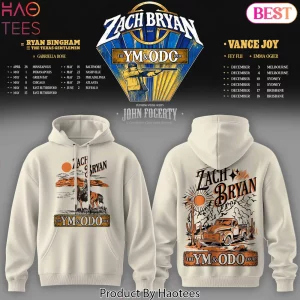 Zach Bryan 2027 YM&ODO Tour Vintage Country Concert Graphic Hoodie